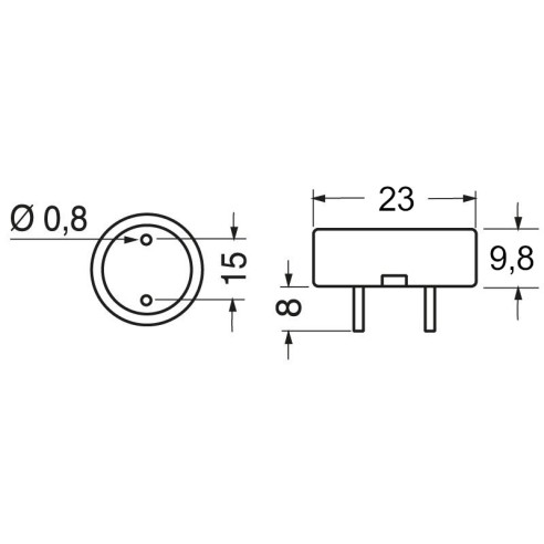 Piëzo-keramische zoemer met...