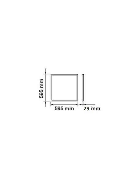 V-TAC VT-6142 LED Panel 40W 60x60cm 100Lm/W