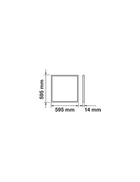 V-TAC PRO VT-645 LED Paneel 45W met Samsung Chip 60x60cm
