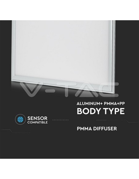 V-TAC PRO VT-645 Panneau LED 45W avec puce Samsung 60x60cm