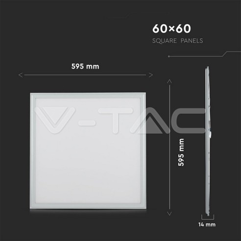 Panel LED V-TAC PRO VT-645 45W con...