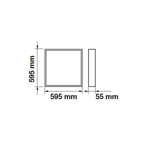 V-TAC VT-6125 LED-Paneel 25W 60x60cm...