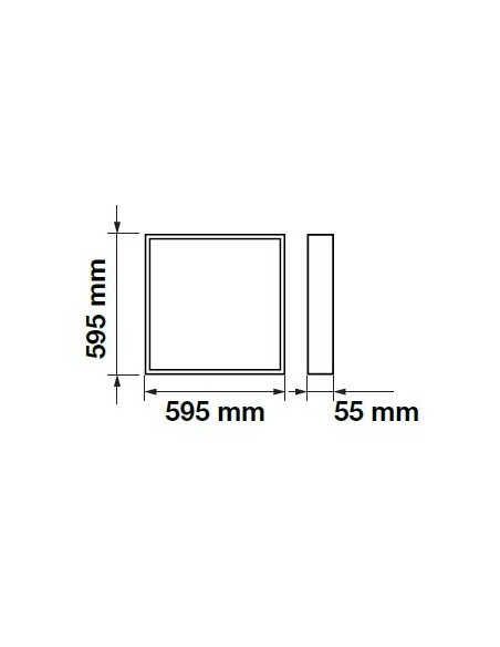 V-TAC VT-6125 LED Panel 25W 60x60cm 160Lm/W
