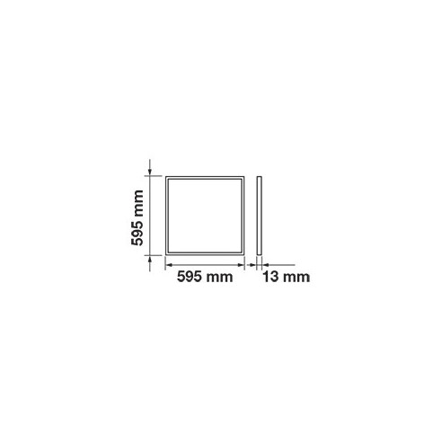 V-TAC VT-6145 Panneau LED 45W 60x60cm...