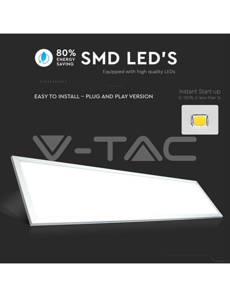 Panel LED V-TAC VT-12031 29W 120x30cm 120Lm/W