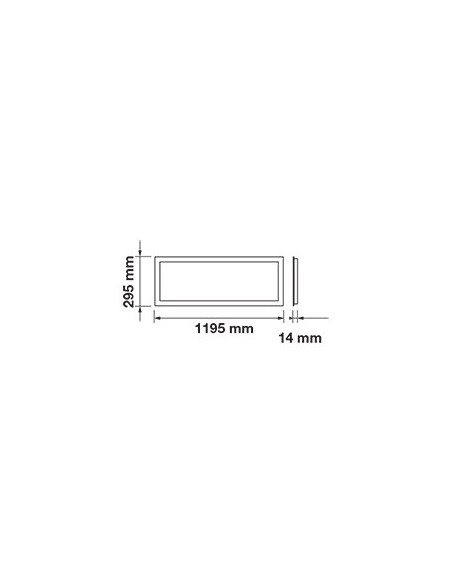 V-TAC VT-12030 Pannello LED 45W 120x30cm