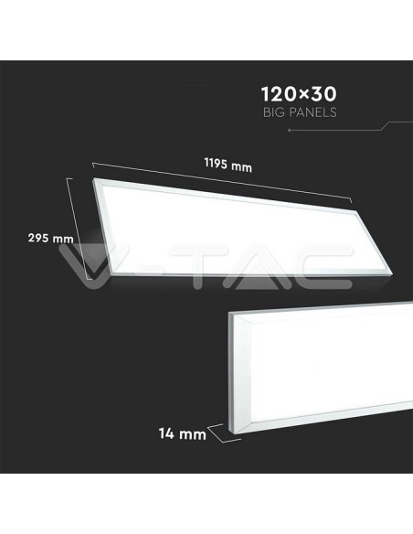 V-TAC VT-12030 LED-Paneel 45W 120x30cm