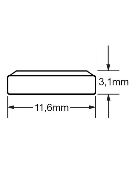 Pila de botón de óxido de plata 1,5V 80mAh - LR1130, SR1130W, SR54, 389