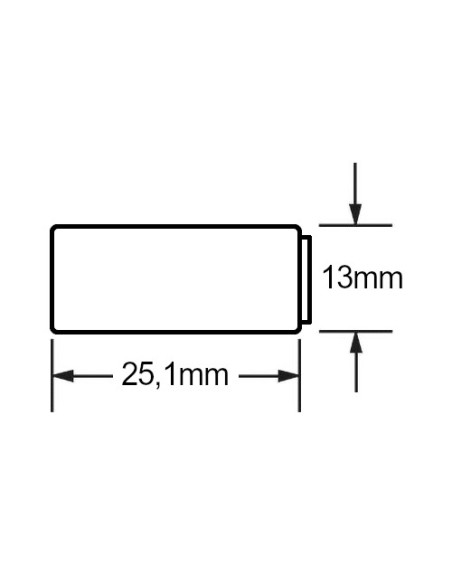 Blisterverpakking van 1 lithium batterij 6V 160mAh Duracell - PX28, 28L