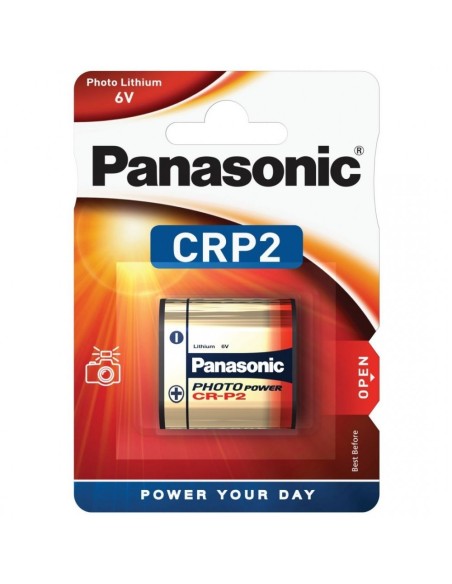 Blisterverpakking van 1 lithium batterij 6V Panasonic - 223, CRP2