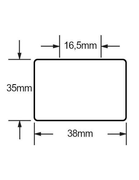 Blisterverpakking van 1 lithium batterij 6V Panasonic - 223, CRP2