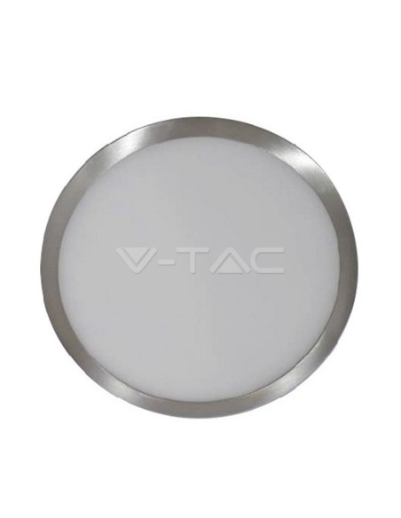 V-TAC VT-605SN LED Paneel 6W Ø9cm Satijn Nikkel