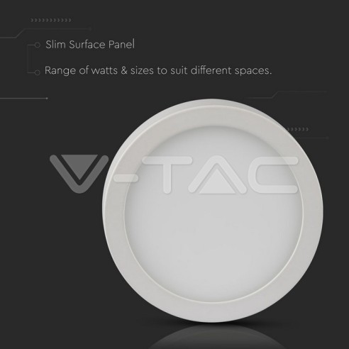 V-TAC VT-1805RD LED-Paneel 18W Ø19cm