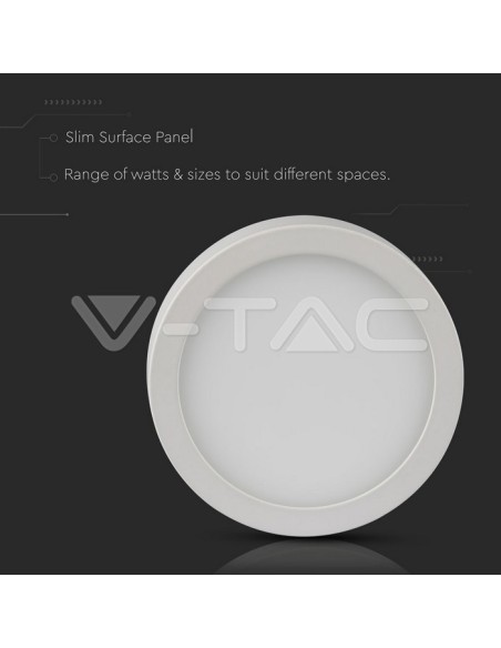 V-TAC VT-1805RD Pannello LED 18W Ø19cm