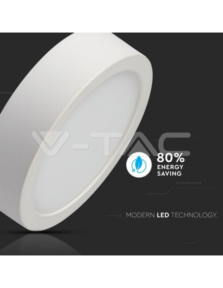 V-TAC VT-1805RD Panneau LED 18W Ø19cm