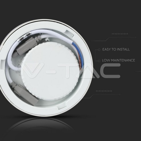 V-TAC VT-1805RD Pannello LED 18W Ø19cm
