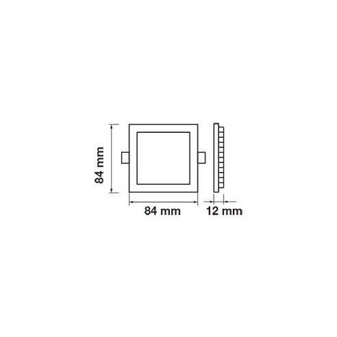 V-TAC VT-307 Panel de LEDs de 3W para...