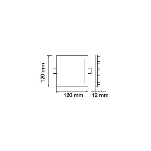 V-TAC VT-606 Panneau LED 6W Samsung...