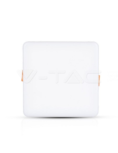 V-TAC VT-610SQ Panel LED de 12W con chip de Samsung Montaje empotrado Cuadrado