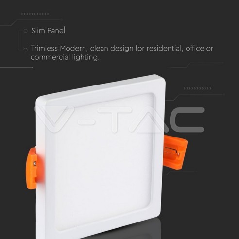 V-TAC VT-2222 Square LED Panel 22W...
