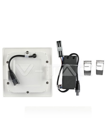 V-TAC VT-624 721 24W panneau LED carré avec Samsung Chip montage encastré