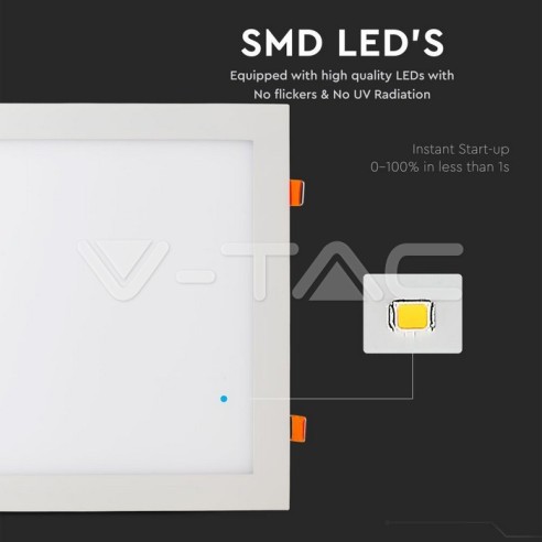 V-TAC VT-3107 Vierkant LED Paneel 36W...