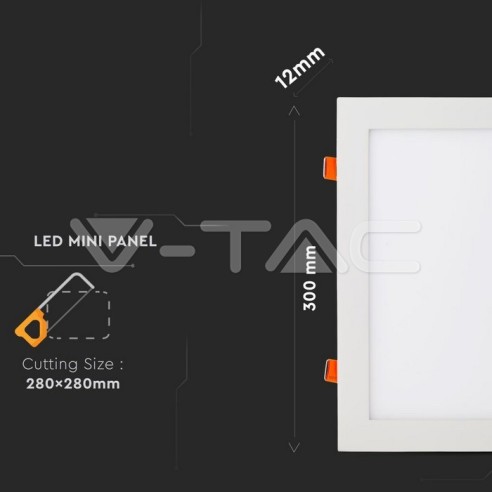 V-TAC VT-3107 Quadratisches LED-Panel...