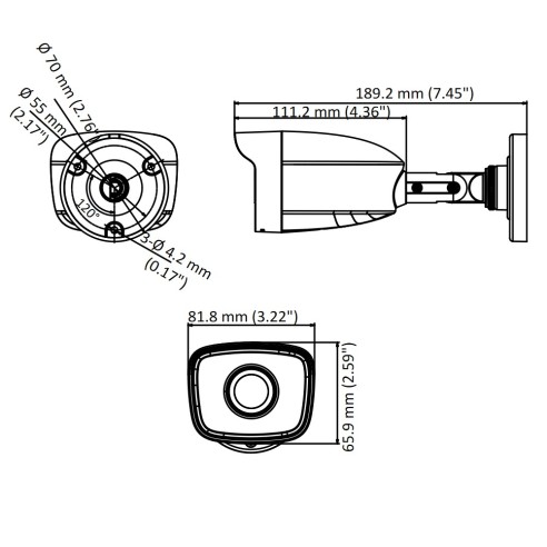 Telecamera Bullet Hikvision Hiwatch...