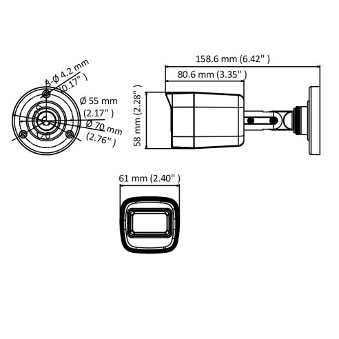 Telecamera Bullet Hikvision...