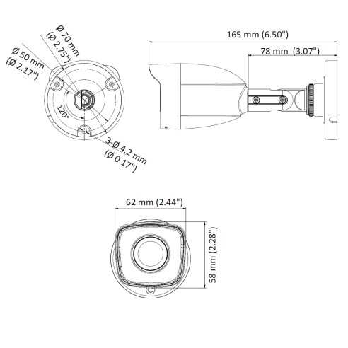 Hikvision HWT-B123-M 2.0 Mpx Full HD...