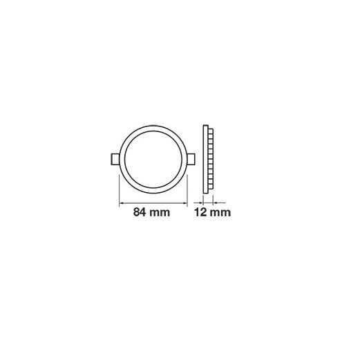 V-TAC VT-307 6292 Round LED Panel 3W...