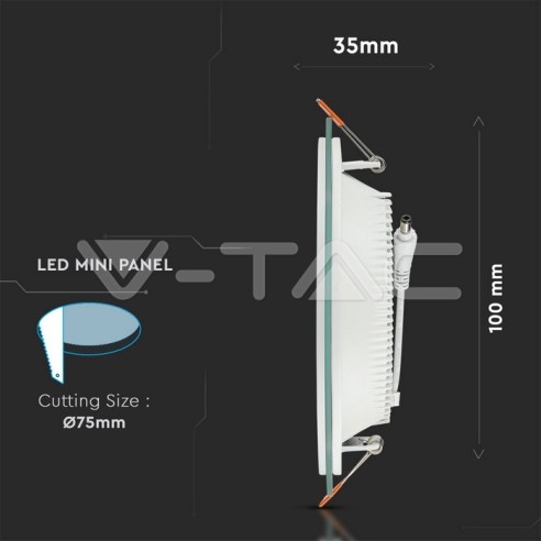 V-TAC VT-602G 4740 LED Ronde...
