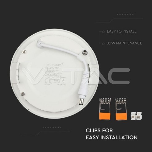 V-TAC VT-607 4854 Panel LED redondo...