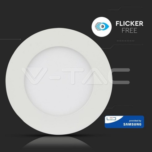V-TAC VT-606 706 Rundes LED-Panel 6W...