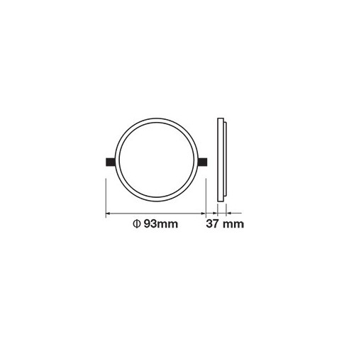 V-TAC VT-608 626 8W Round LED Panel...