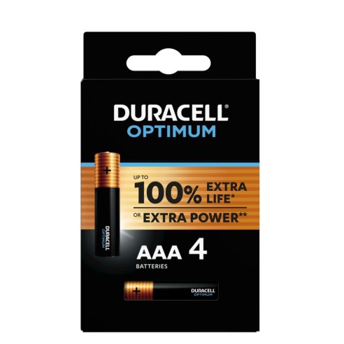 Blister mit 4 x Duracell "Optimum"...