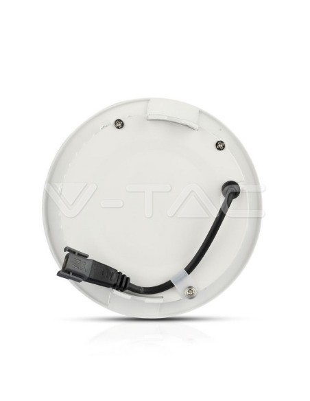 V-TAC PRO VT-612 712 Rundes LED-Panel 12W mit Samsung Chip Einbaumontage