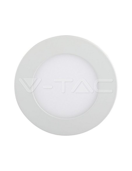 V-TAC VT-1207 4857 Panneau LED rond 12W montage encastré