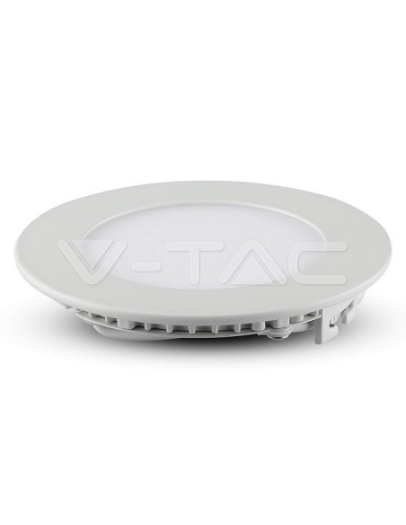 V-TAC VT-1207 4857 rond LED-paneel 12W Inbouwmontage