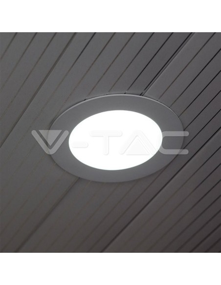 V-TAC VT-1207 4857 Panel LED redondo de 12W para montaje empotrado