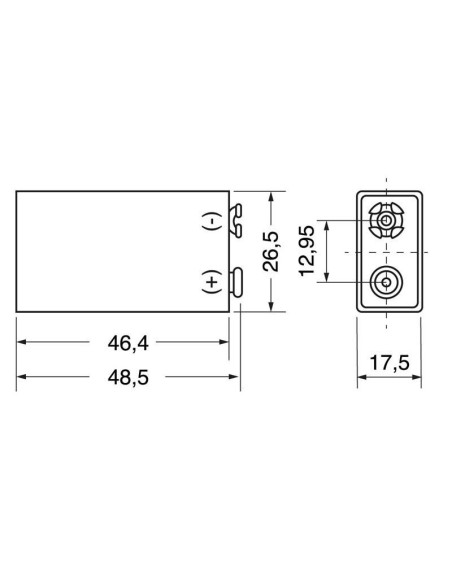 Procell Alkalibatterie 9V - 9V, 6LR61, MN1604