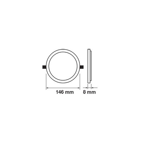 V-TAC VT-1515 15W Ronde LED Paneel...