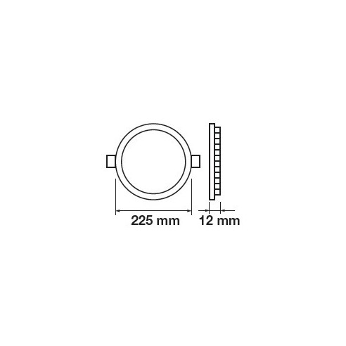 V-TAC PRO VT-618 Panel LED redondo de...