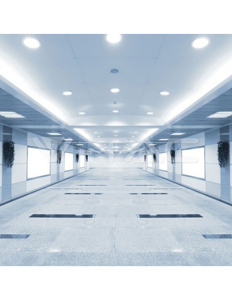 V-TAC PRO VT-618 18W Round LED Panel with Samsung Chip Recessed Mounting
