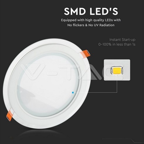 V-TAC VT-1881G Round LED Panel 18W...