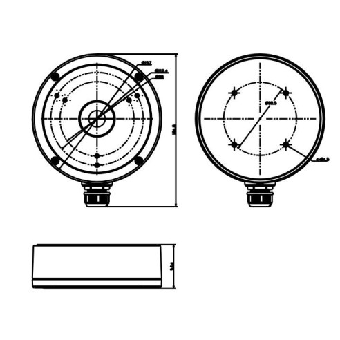 Dome-Kamera-Box - Hikvision DS-1280ZJ-M