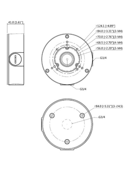 Gehäuse für Dome-Kameras - Dahua DH-PFA130-E