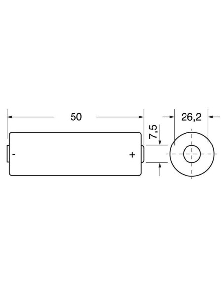 Blister mit 2 Alkalibatterien 1,5V Panasonic "Pro Power" - C, LR14, MN1400