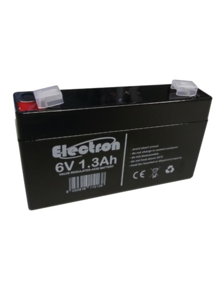 6V 1,3Ah sealed lead-acid battery