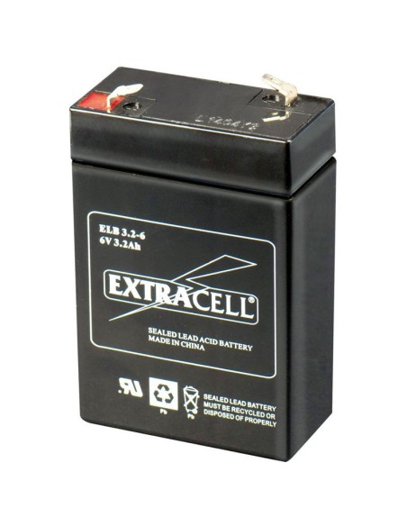 6V 3.2Ah sealed lead-acid battery